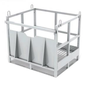 Контейнер (паллета) для 12-ти кислородных газовых баллонов КГБ-01 ПВЛ