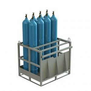 Контейнер для газовых баллонов КГБ-01 с перекладиной ПВЛ