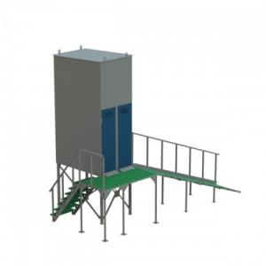 Склад для баллонов с углекислотой СГБ-10 ПВЛ