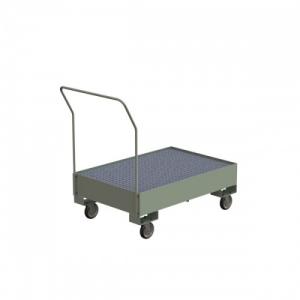 Поддон для хранения 2-х бочек ПДБК-02-01П на колесах 1250х840 ПВЛ