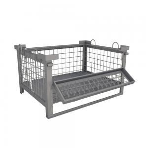 ТМП-04 металлическая тара (сетчатая, с открывающейся боковой стенкой)