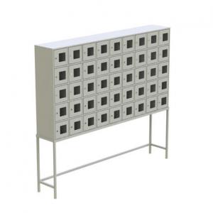 Шкаф абонентский на подставке (45 ячеек) с окошками ТИП-2 (замки Польша; 1810х2030х320)