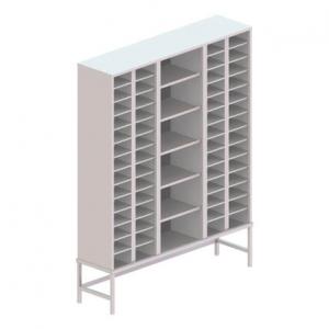 Шкаф абонентский на 56 ячеек (6 горизонтальных полок; 1790(1490)х1390х345)