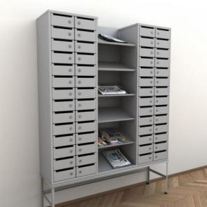 Шкаф абонентский на 56 ячеек 6 полок ((1790-1490)х1390х345))