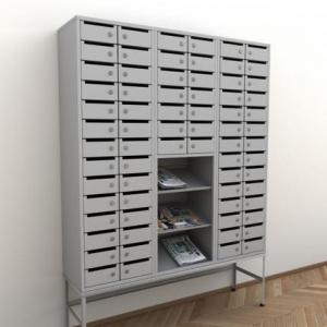 Шкаф абонентский на 70 ячеек 3 полки ((1790-1490)х1390х345))