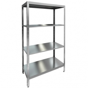 Стеллаж разборный сплошной серия "эконом" Ст4РНУ