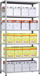 Стеллаж MS Hard 185/100x30/4 полки