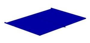 Крышка металлическая к контейнерам КТМ и КСМ