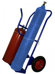 Ручная тележка для перевозки двух баллонов КП-2 У