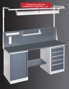 Освещение рабочей поверхности верстака LH
