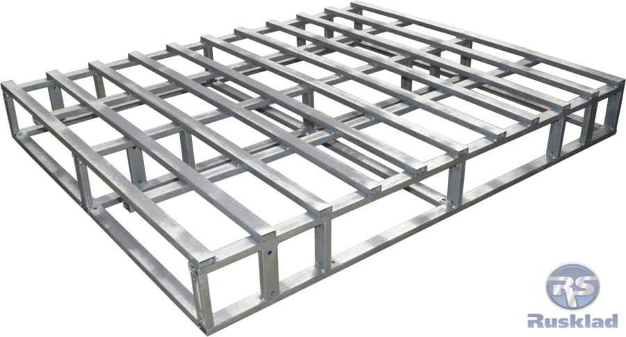 Поддон металлический каркасный оцинкованный ПМК-К Фин