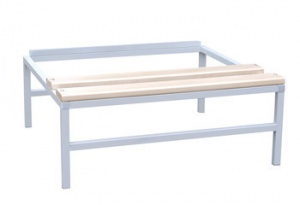 Подставка со скамьёй под шкаф (верх металл)