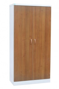 Шкаф металлический офисный для документов с фасадом из ЛДСП