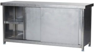 Стол закрытый с полкой длина 600 мм