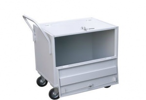 Тележка для денег средняя с двумя крышками