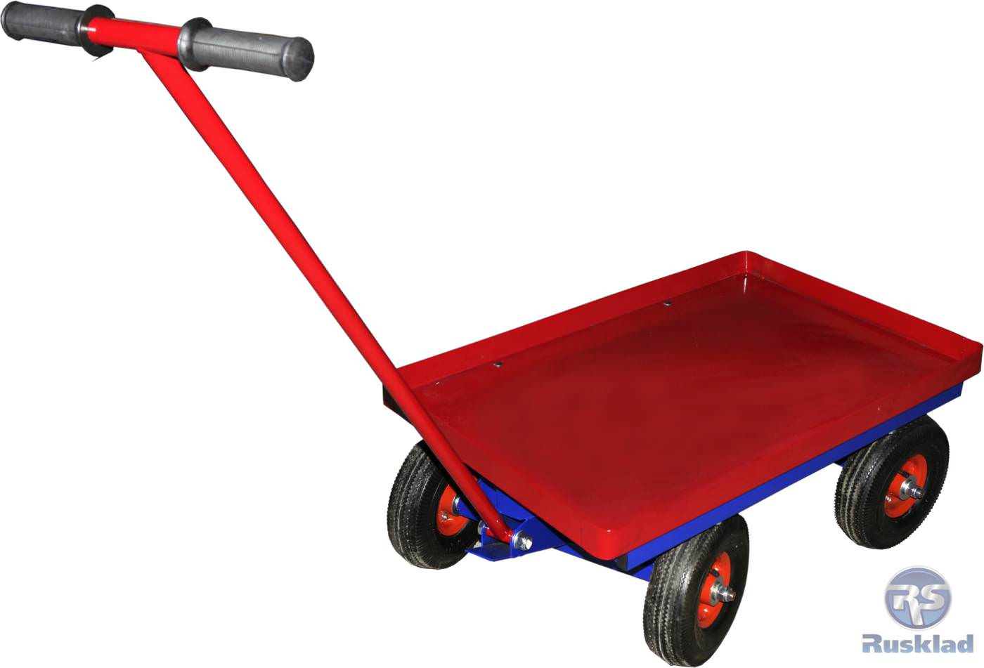 Тележка металлическая с поворотной осью ТПО 2