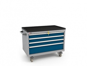 Тумба ВС-034 с колесами, лотком и боковой ручкой