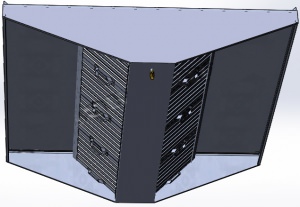 Зонт островной вытяжной