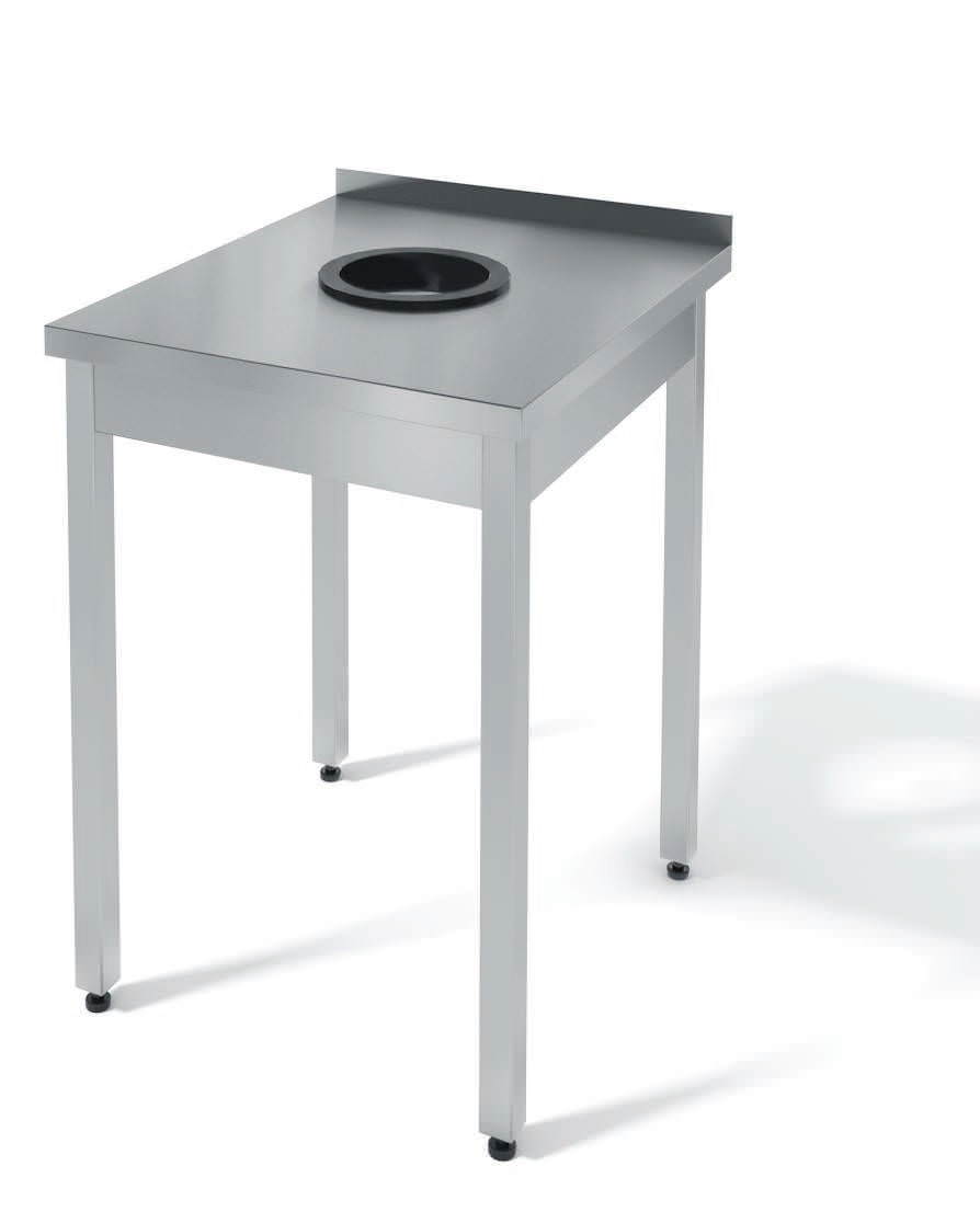 Стол для сбора отходов разборный бортом серии "эконом" СБОНУР