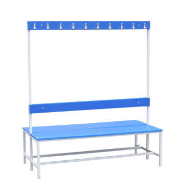 Скамья с вешалкой для раздевалок ЛДСП
