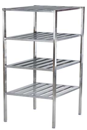 Стеллаж с 3-мя полками-решетками СТ (сварные)