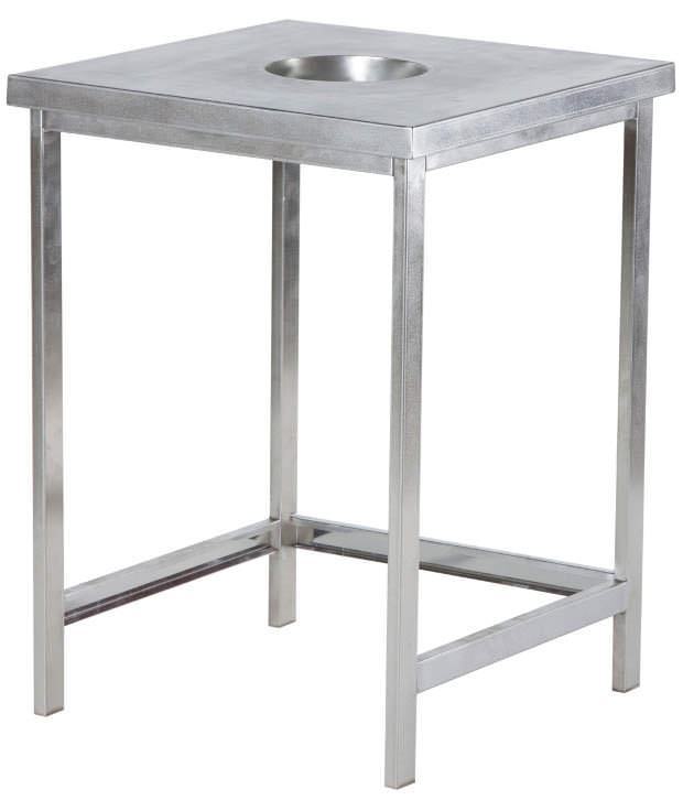 Стол производственный для сбора отходов без борта длина 600 мм