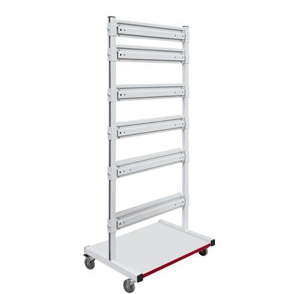 Стойка мобильная для лотков СМЛ