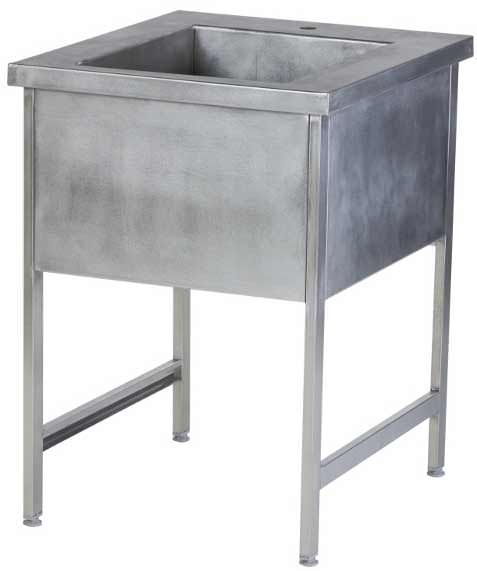 Ванна моечная сварная одногнезядовая длина 800 мм