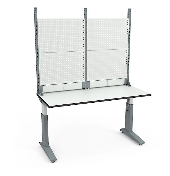 Стол монтажный ДиКом СР-150-01 РРП + Экран ВС-150-Э2 ESD