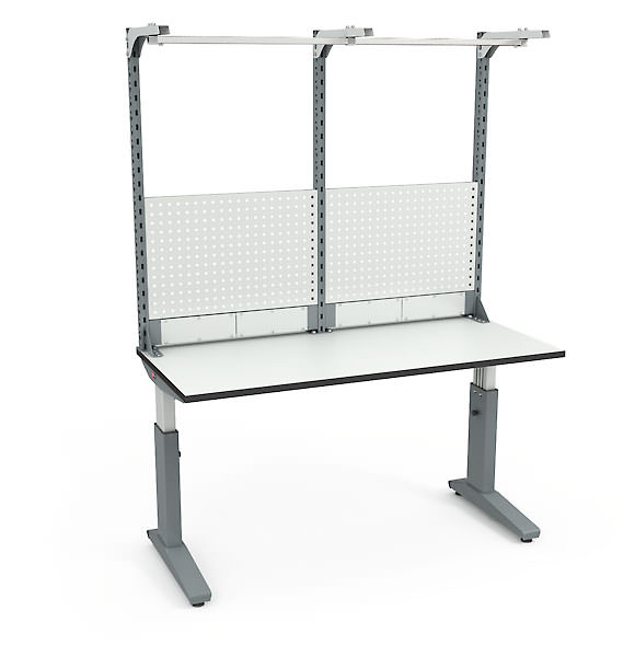 Стол монтажный ДиКом СР-150-01 + Экран ВС-150-Э3 ESD