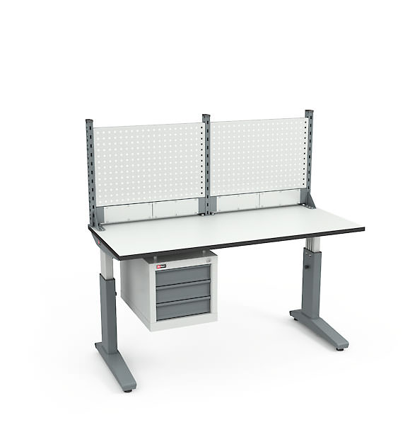 Стол монтажный ДиКом СР-150-02 Р + Экран ВС-150-Э1 ESD