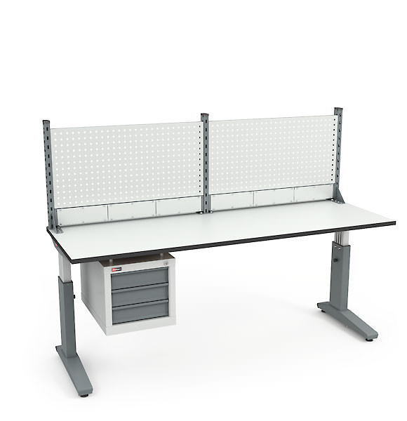 Cтол монтажный ДиКом СР-200-02 РРП + Экран ВС-200-Э1 ESD