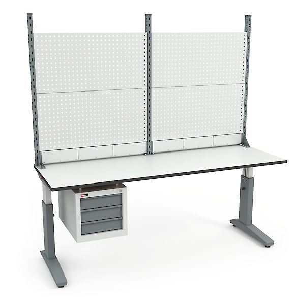 Cтол монтажный ДиКом СР-200-02 Р + Экран ВС-200-Э2 ESD