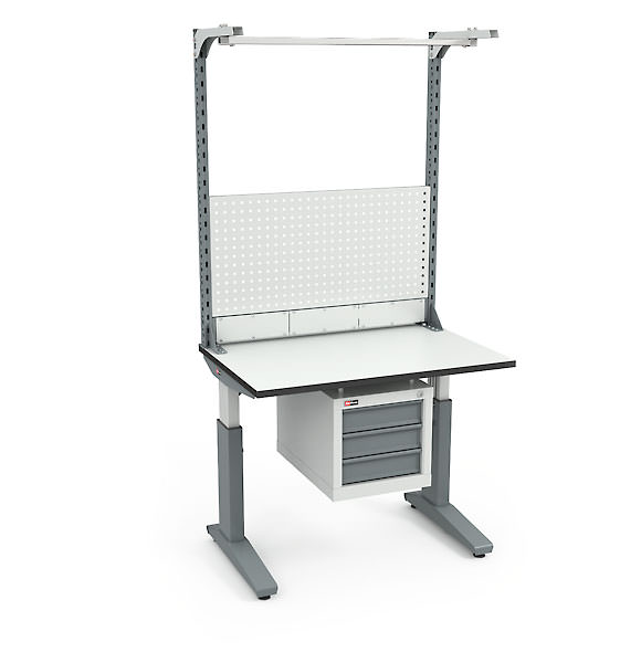 Стол монтажный ДиКом СР-100-02 + Экран ВС-100-Э3 ESD