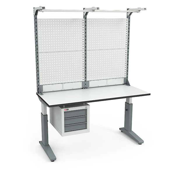 Cтол монтажный ДиКом СР-150-02 РРП + Экран ВС-150-Э4 ESD