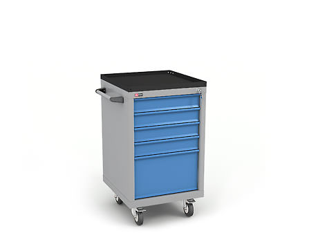 ВЛ-015 Тумба инструментальная c колесами, лотком и ручкой