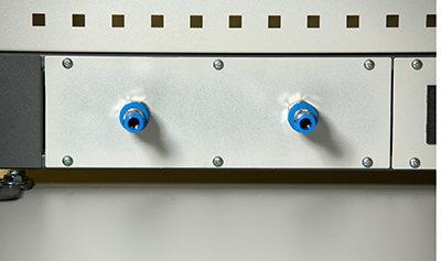 Вставка с 2 пневмотическими БРС и цанговыми фитингами (шланг 10)