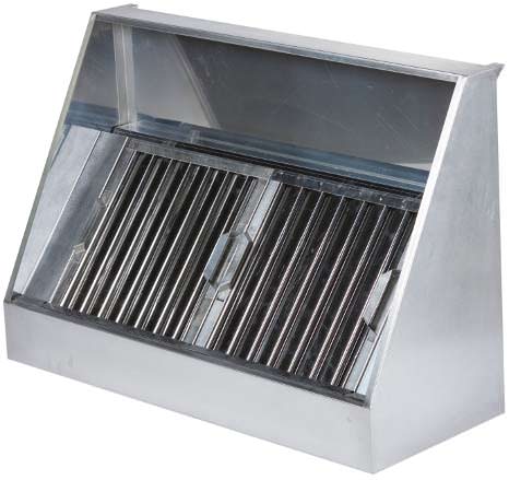 Зонт пристенный вытяжной