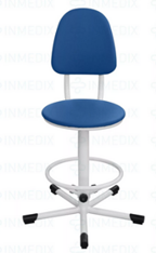 Кресло на винтовой опоре с усиленной опорой для ног