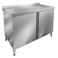 Стол производственный пристенный с распашными дверями НСЗ-14/6Б